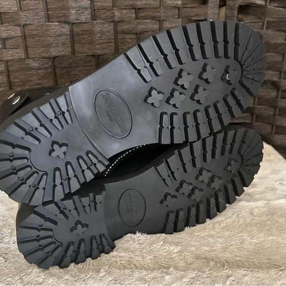 Zadig & Voltaire Womens Joe Studded Ankle Boots Size 8 - Picture 6 of 7